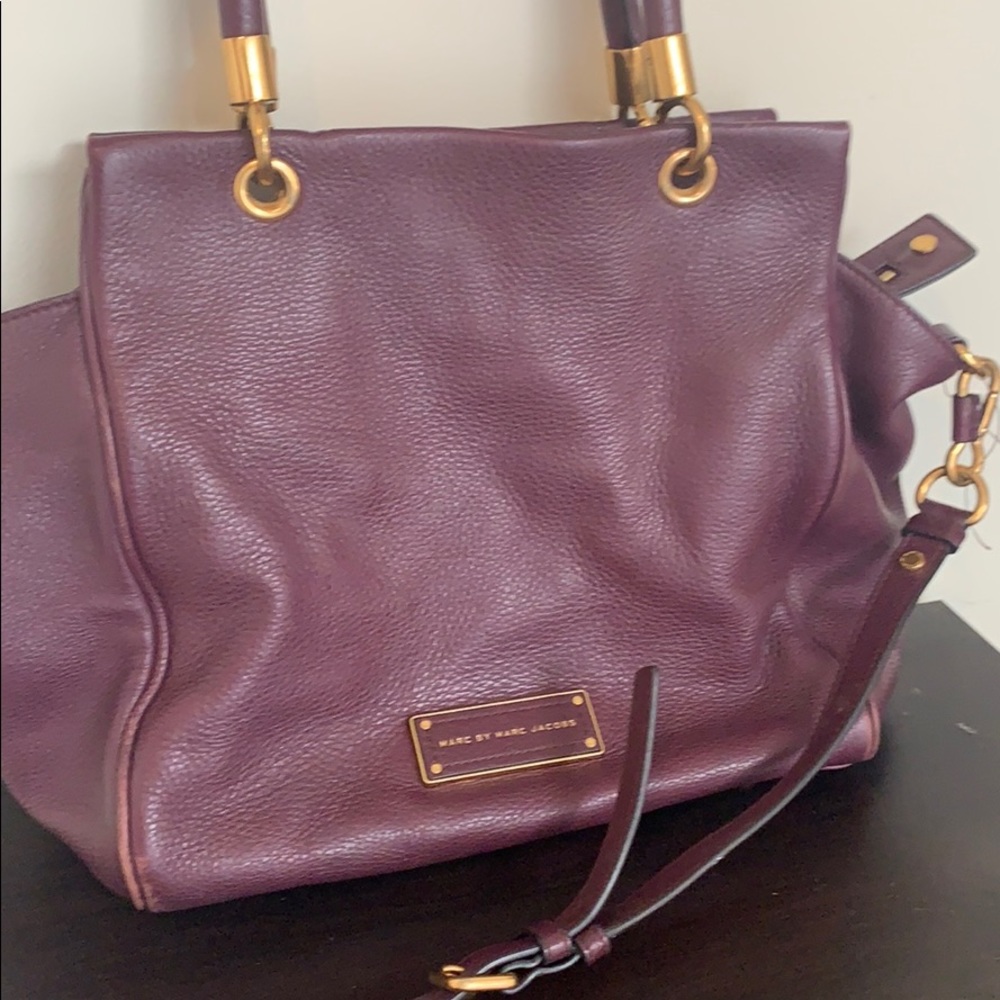 Marc by Marc Jacobs crossbody leather satchel